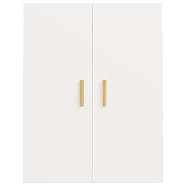 vidaXL Hengende veggskap hvit 69,5x34x90 cm