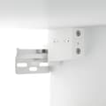 Miniatyrbilde 9 av 11: vidaXL Hengende veggskap hvit 69,5x34x90 cm