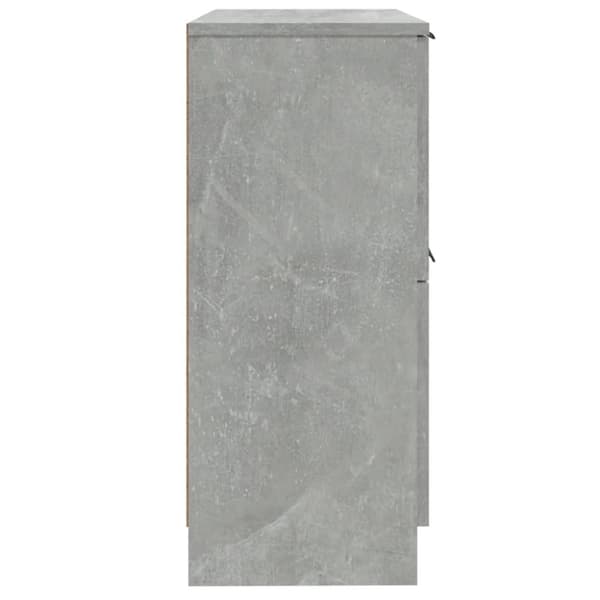 vidaXL skænke 2 stk. 30x30x70 cm konstrueret træ betongrå