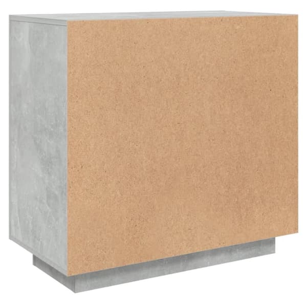 vidaXL Senkki betoninharmaa 80x40x75 cm tekninen puu