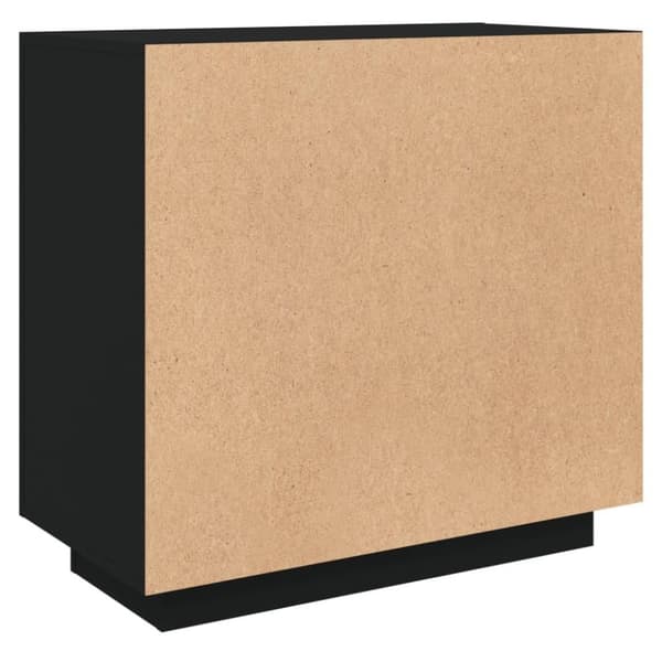 vidaXL Senkki musta 80x40x75 cm tekninen puu