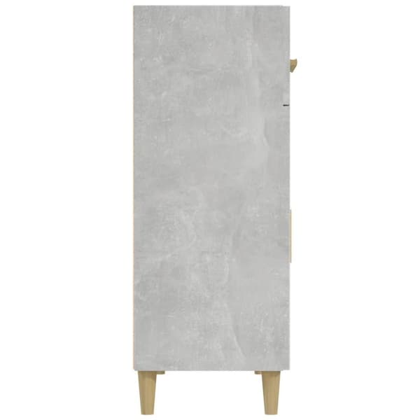 vidaXL Senkki betoninharmaa 69,5x34x89 cm tekninen puu