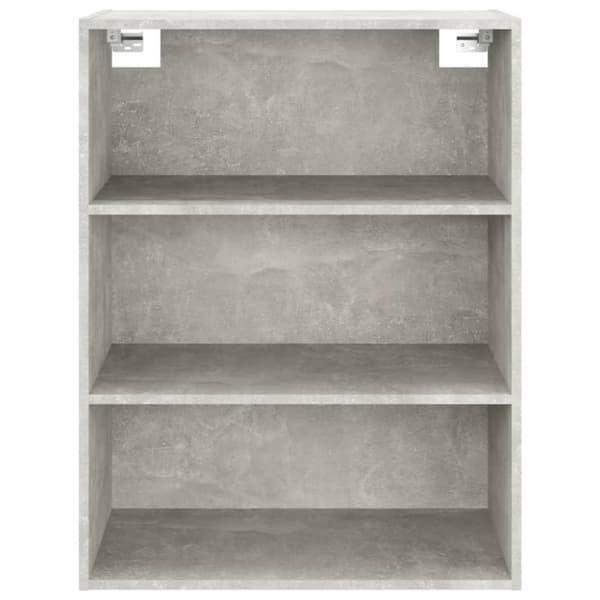 vidaXL Riippuva seinäkaappi betoninharmaa 69,5x32,5x90 cm