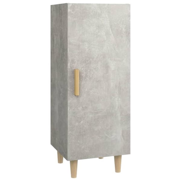 vidaXL skænk 34,5x34x90 cm konstrueret træ betongrå