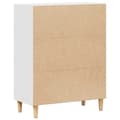Pikkukuva 8 / 11: vidaXL Senkki valkoinen 69,5x34x90 cm tekninen puu