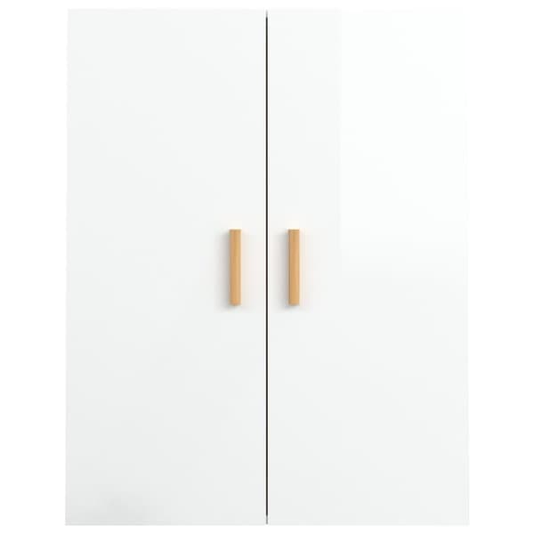 vidaXL vægskab 69,5x34x90 cm hvid højglans