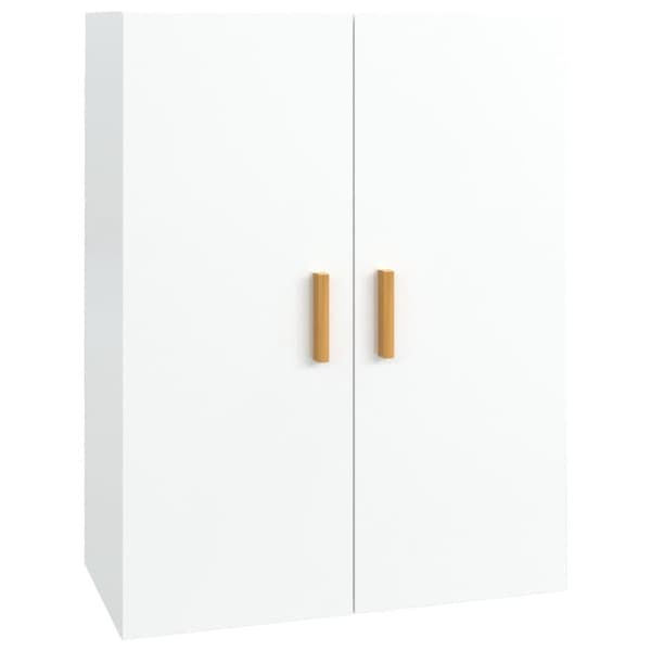 vidaXL vægskab 69,5x34x90 cm hvid højglans