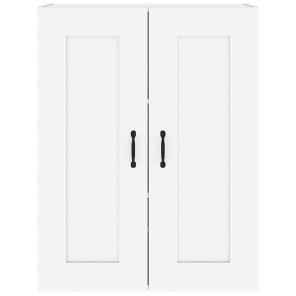 vidaXL vægskab 69,5x32,5x90 cm hvid højglans