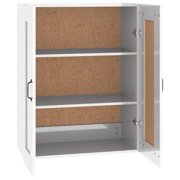 vidaXL vægskab 69,5x32,5x90 cm hvid højglans