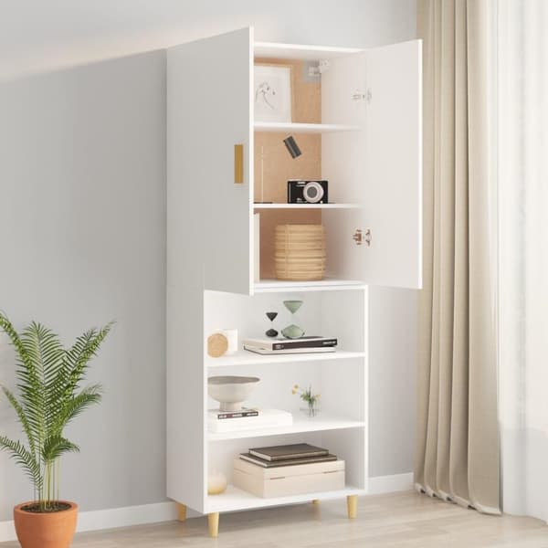 vidaXL vægskab 69,5x34x90 cm hvid