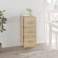 Miniatyrbilde 3 av 10: vidaXL Skjenk sonoma eik 34,5x34x90 cm konstruert tre