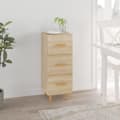 Miniatyrbilde 2 av 10: vidaXL Skjenk sonoma eik 34,5x34x90 cm konstruert tre