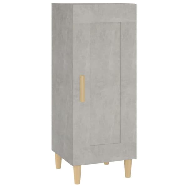 vidaXL skænk 34,5x34x90 cm konstrueret træ betongrå