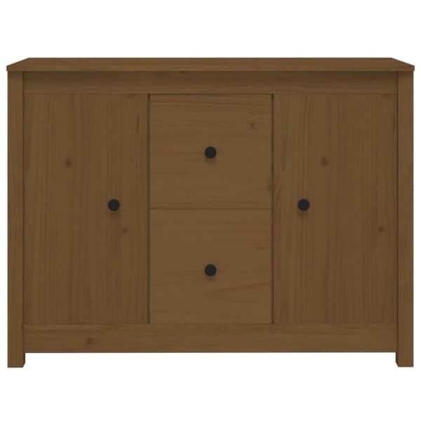 vidaXL Skjenk honningbrun 100x35x74 cm heltre furu