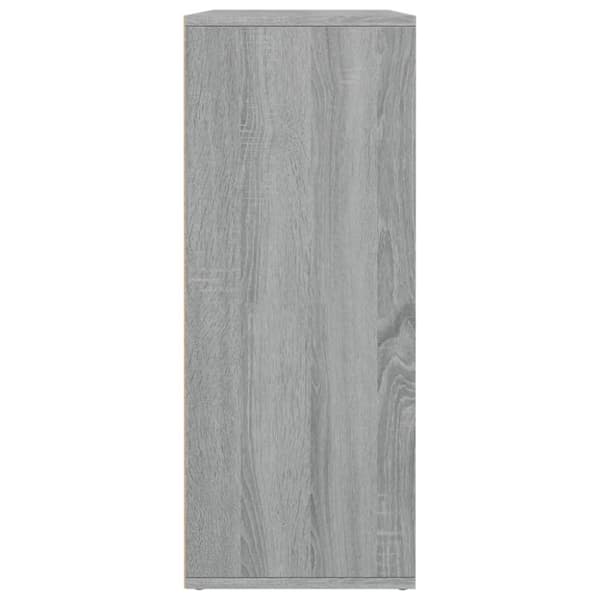 vidaXL Skjenk grå sonoma 60x30x75 cm konstruert tre