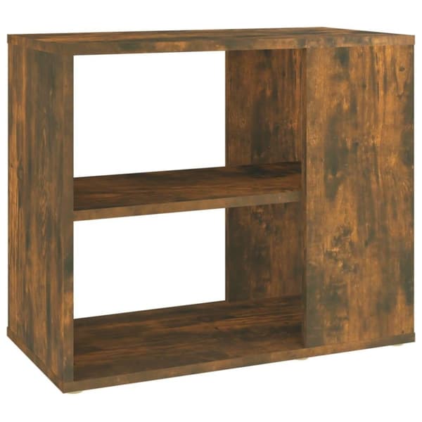 vidaXL Sideskap røkt eik 60x30x50 cm konstruert tre