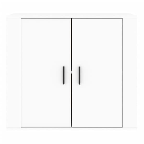 vidaXL Skjenk hvit 80x33x70 cm konstruert tre