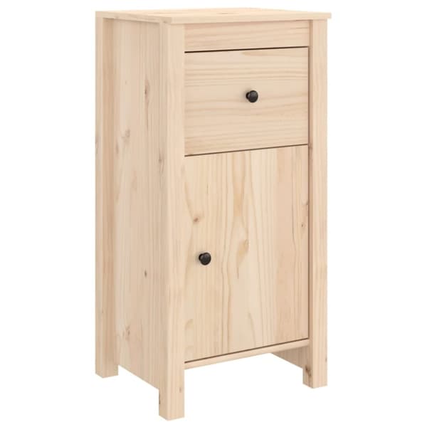 vidaXL skænke 2 stk. 40x35x80 cm massivt fyrretræ