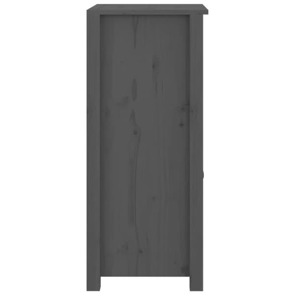 vidaXL Senkki harmaa 40x35x80 cm täysi mänty
