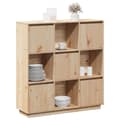 Miniatyrbillede 5 af 11: vidaXL reol 110,5x35x117 cm massivt fyrretræ
