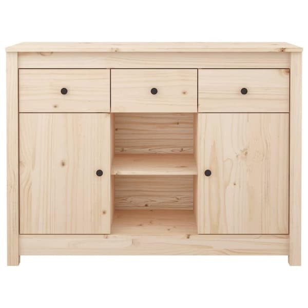 vidaXL skænk 100x35x74,5 cm massivt fyrretræ