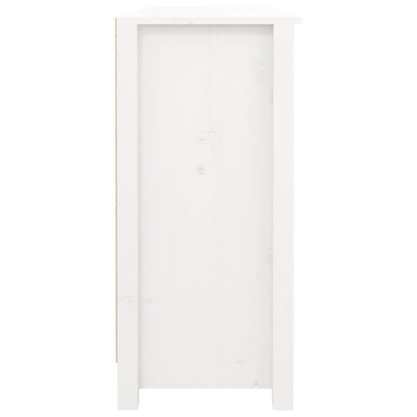 vidaXL Senkki valkoinen 100x35x74,5 cm täysi mänty