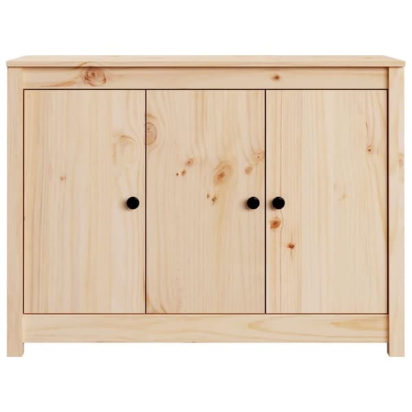 vidaXL skænk 100x35x74 cm massivt fyrretræ