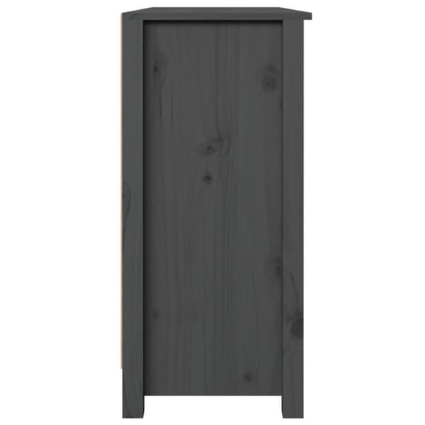 vidaXL Senkki harmaa 100x35x74 cm täysi mänty