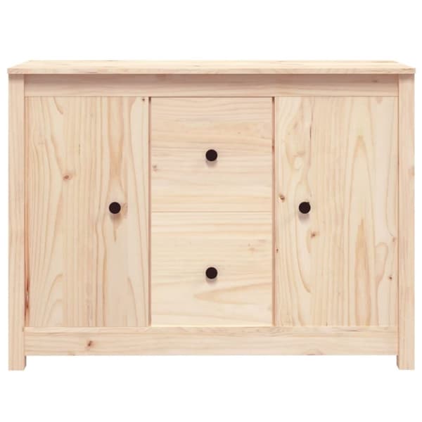 vidaXL skænk 100x35x74 cm massivt fyrretræ