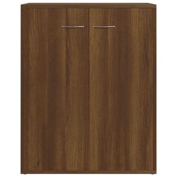 vidaXL skænk 60x30x75 cm konstrueret træ brun egetræsfarve