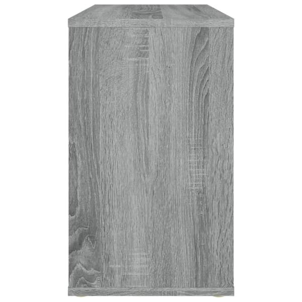 vidaXL sideskab 60x30x50 cm konstrueret grå