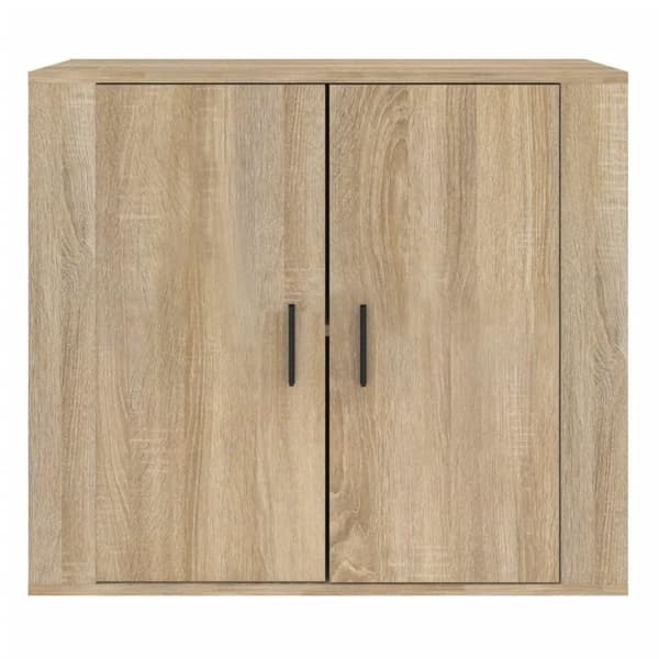 vidaXL skænk 80x33x70 cm konstrueret træ sonoma-eg