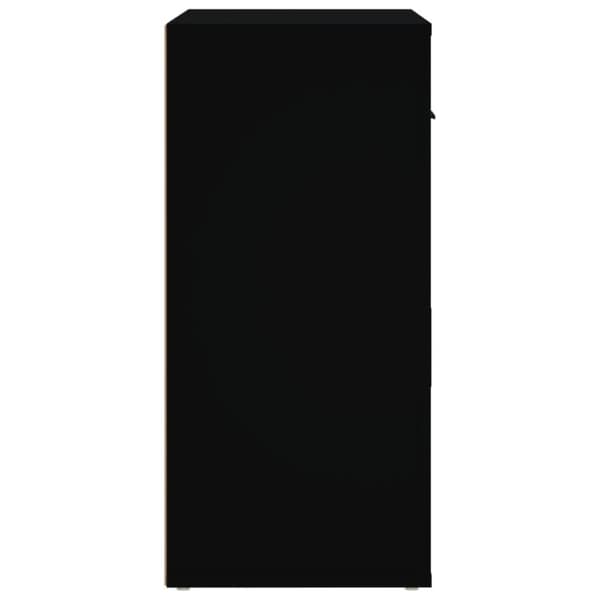 vidaXL skænk 80x33x70 cm konstrueret træ sort