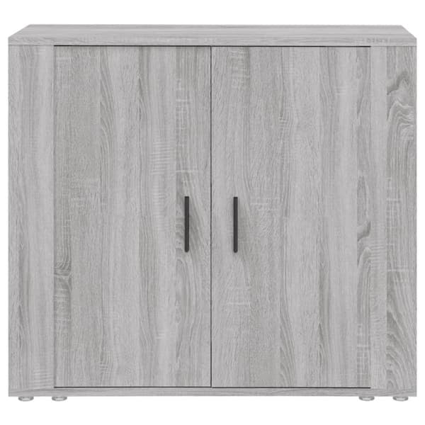 vidaXL Senkki harmaa Sonoma 80x33x70 cm tekninen puu