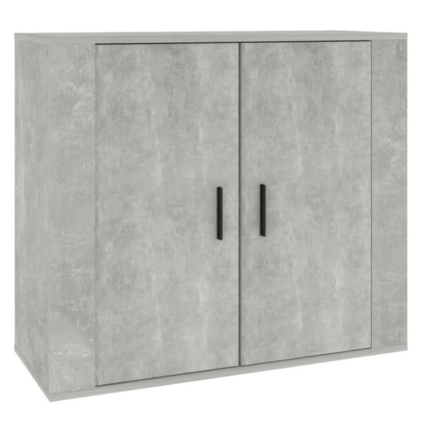 vidaXL skænk 80x33x70 cm konstrueret træ betongrå