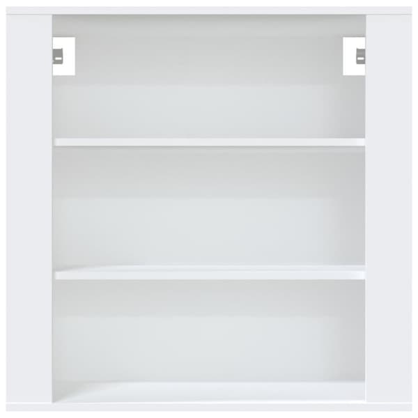 vidaXL Veggskap hvit 80x33x80 cm konstruert tre