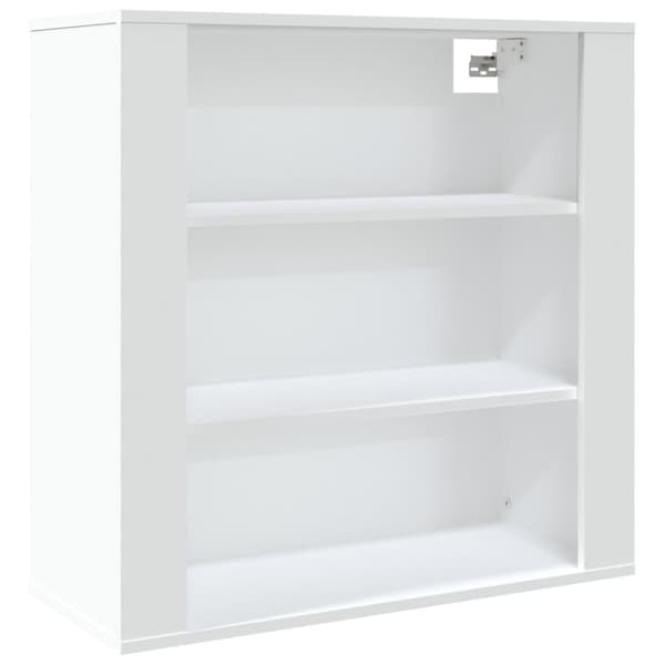 vidaXL Veggskap hvit 80x33x80 cm konstruert tre