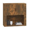 Miniatyrbilde 11 av 11: vidaXL Veggskap røkt eik 80x33x80 cm konstruert tre
