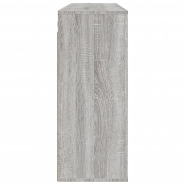 vidaXL Veggskap grå sonoma 80x33x80 cm konstruert tre