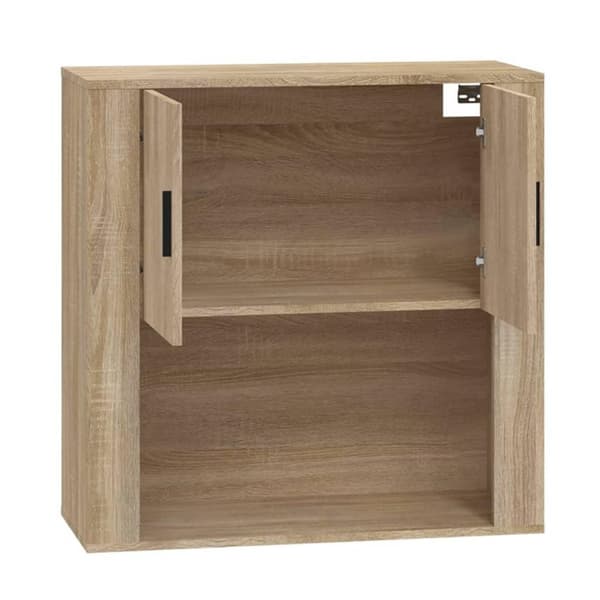 vidaXL Veggskap sonoma eik 80x33x80 cm konstruert tre