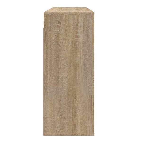 vidaXL Veggskap sonoma eik 80x33x80 cm konstruert tre