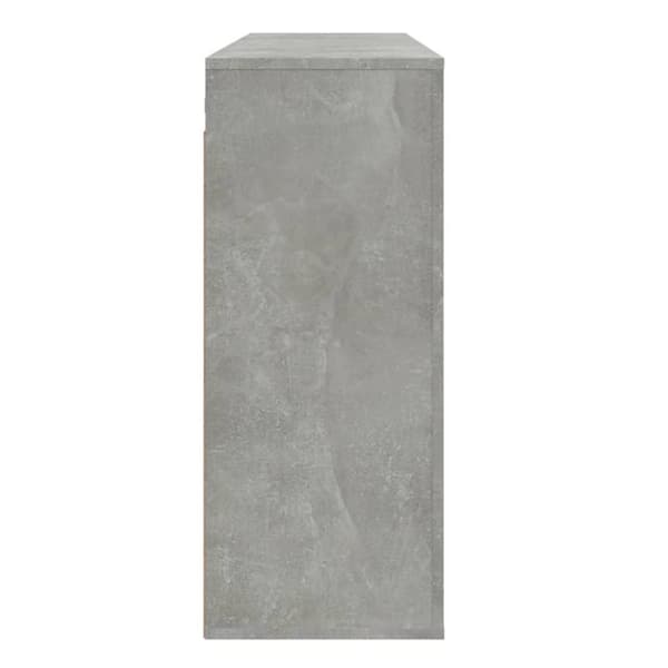 vidaXL Väggskåp betonggrå 80x33x80 cm konstruerat trä
