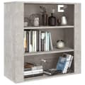 Miniatyrbilde 8 av 10: vidaXL Veggskap betonggrå 80x33x80 cm konstruert tre