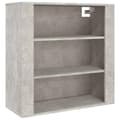 Miniatyrbilde 1 av 10: vidaXL Veggskap betonggrå 80x33x80 cm konstruert tre