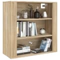 Miniatyrbilde 8 av 10: vidaXL Veggskap sonoma eik 80x33x80 cm konstruert tre