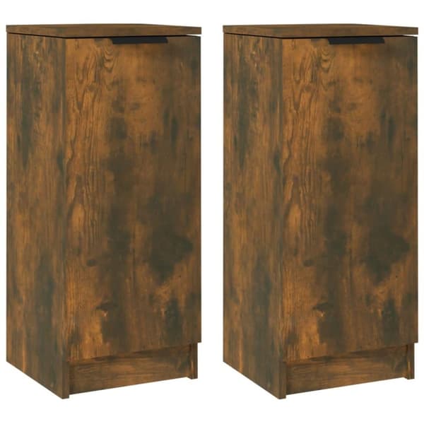 vidaXL Senkit 2 kpl savutammi 30x30x70 cm tekninen puu