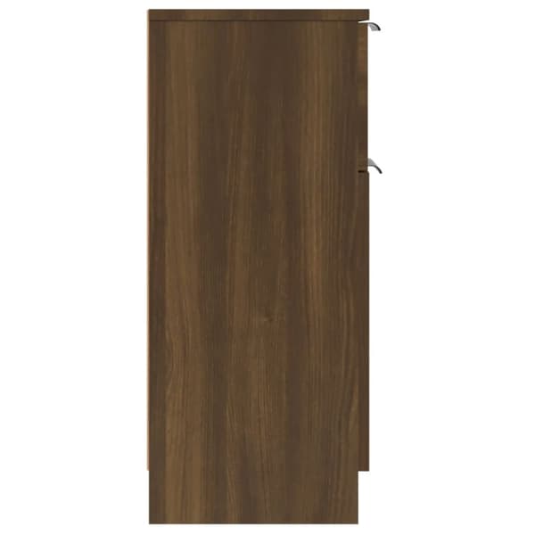 vidaXL Senkki ruskea tammi 30x30x70 cm tekninen puu