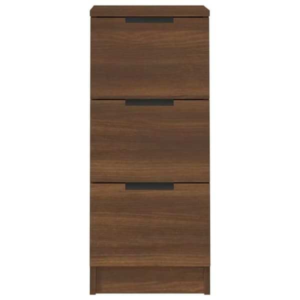 vidaXL Senkit 2 kpl ruskea tammi 30x30x70 cm tekninen puu