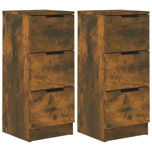 vidaXL Senkit 2 kpl savutammi 30x30x70 cm tekninen puu