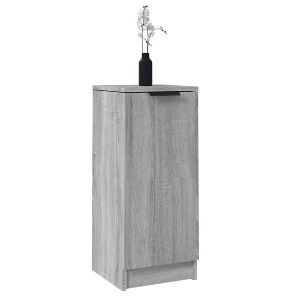 vidaXL skænke 2 stk. 30x30x70 cm konstrueret træ grå sonoma-eg